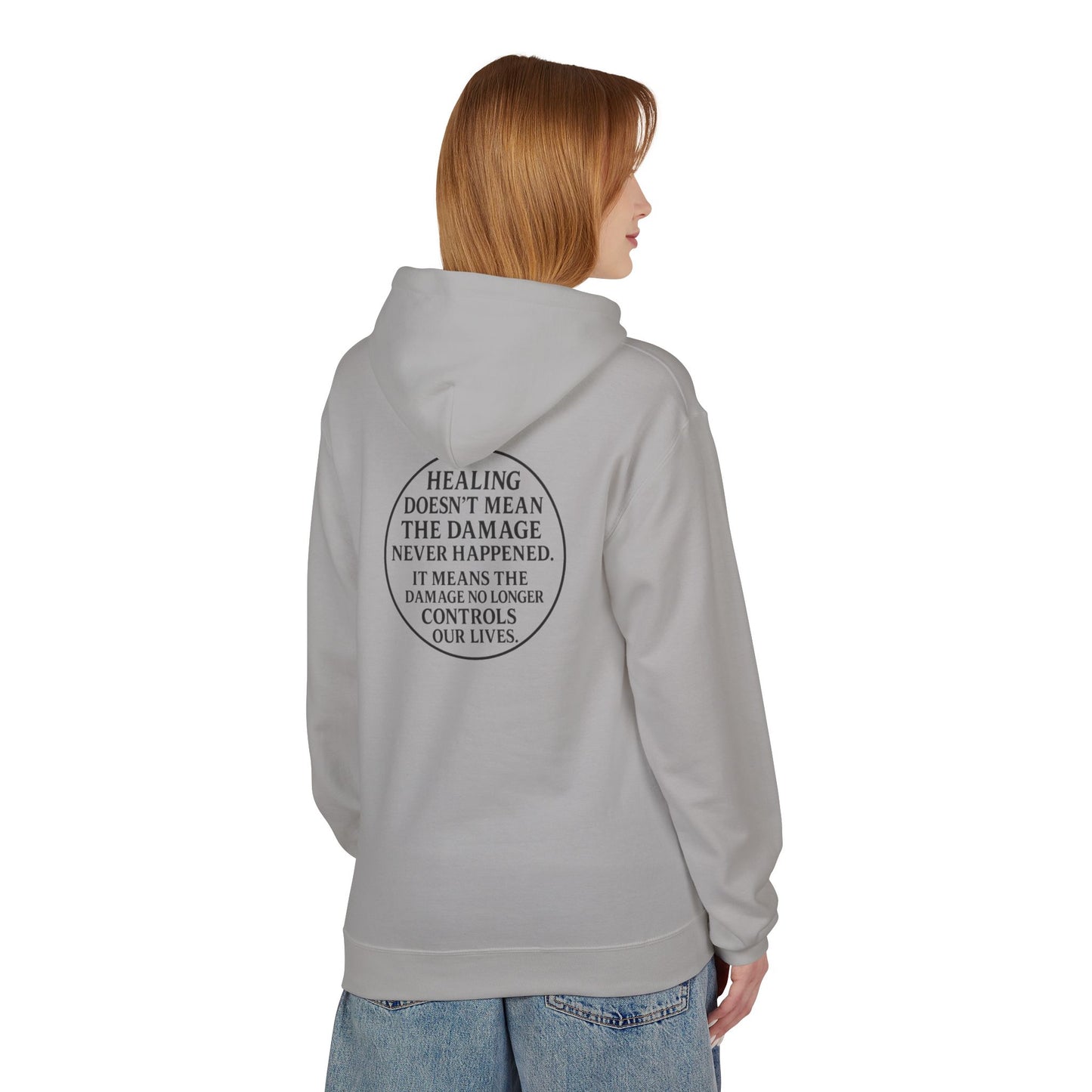 Healing Tree Hoodie — 'Be the Change' Inspirational Pullover