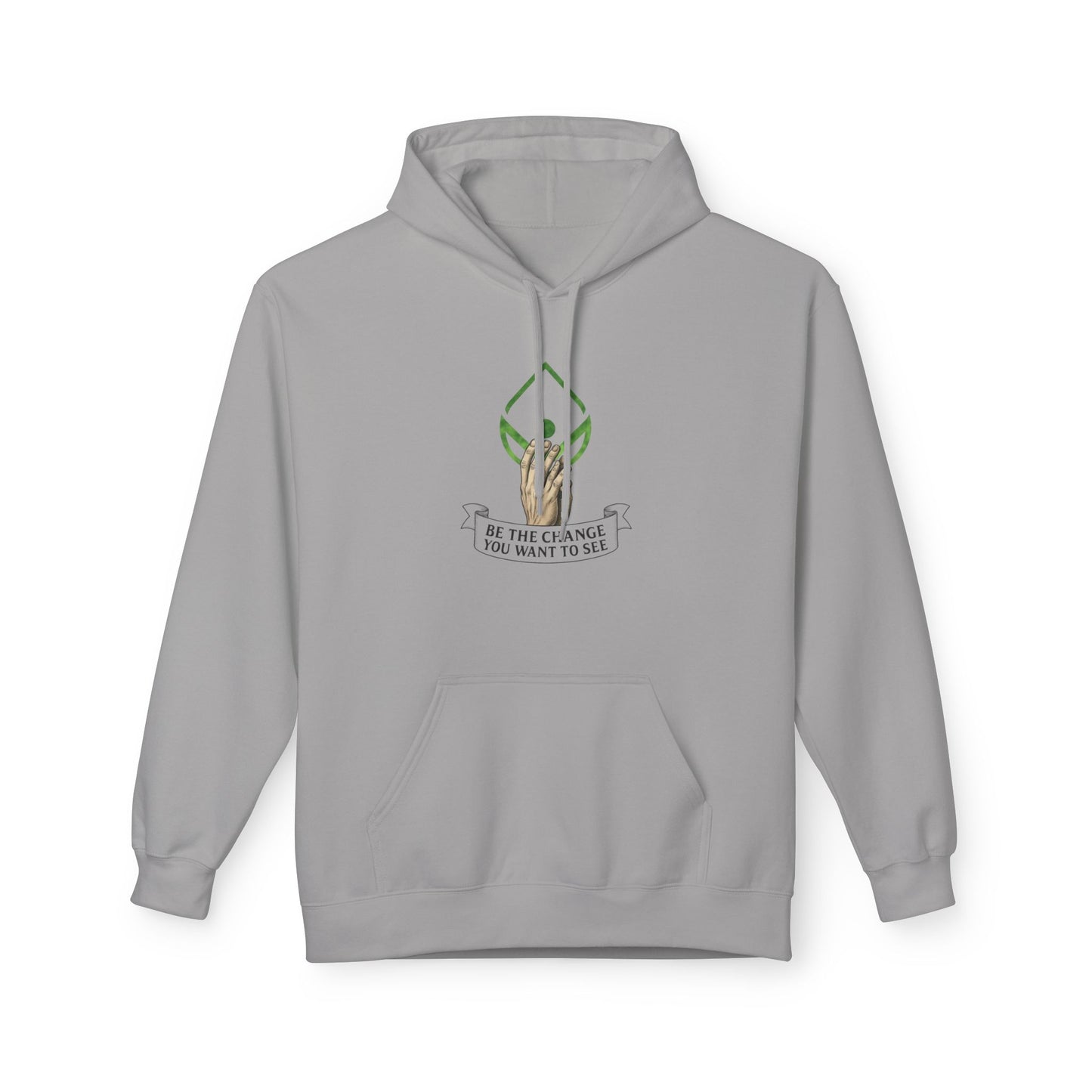 Healing Tree Hoodie — 'Be the Change' Inspirational Pullover