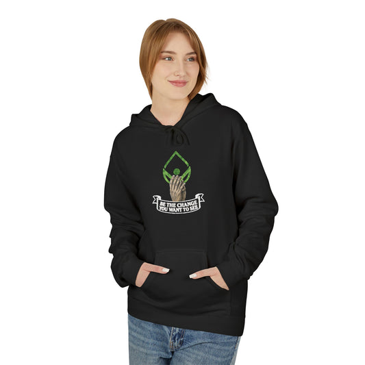 Healing Tree Hoodie — 'Be the Change' Inspirational Pullover