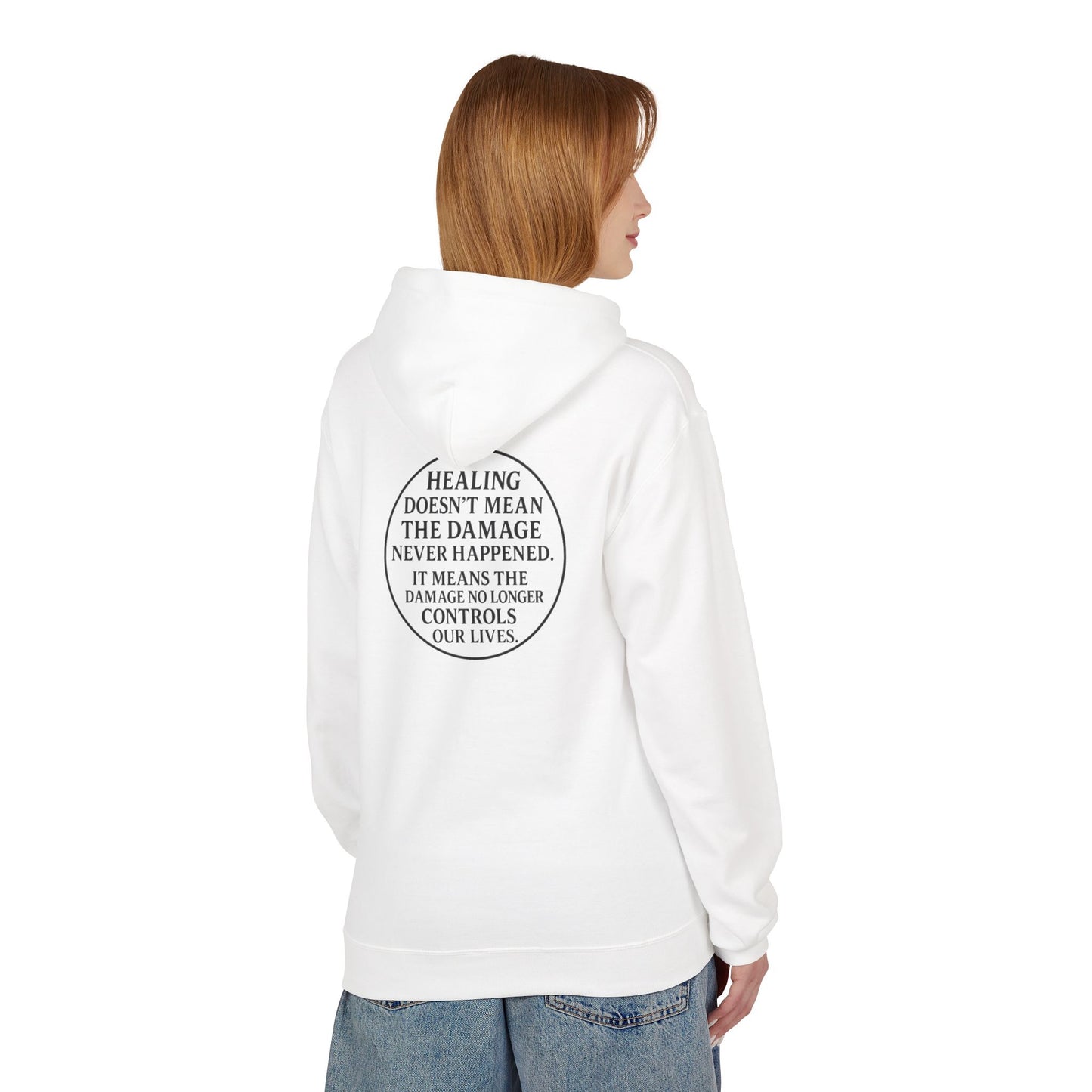 Healing Tree Hoodie — 'Be the Change' Inspirational Pullover