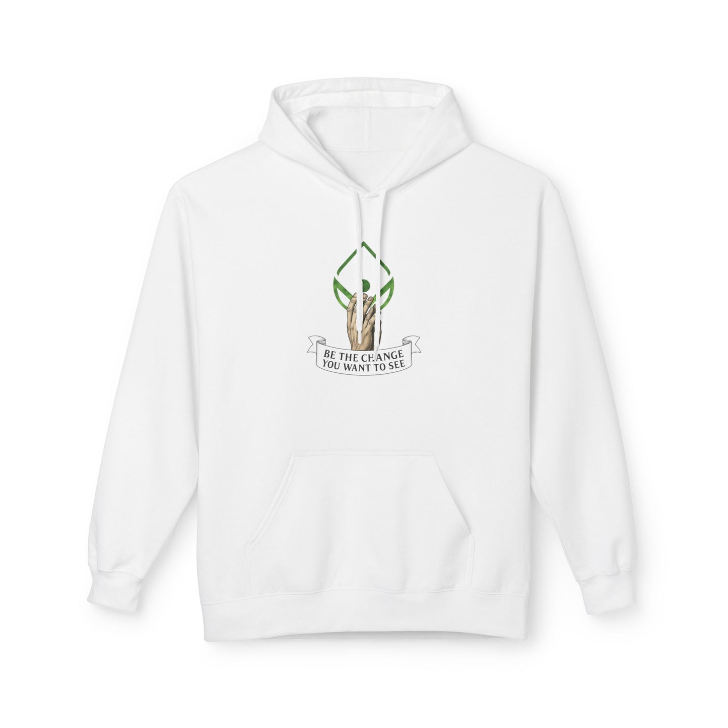 Healing Tree Hoodie — 'Be the Change' Inspirational Pullover