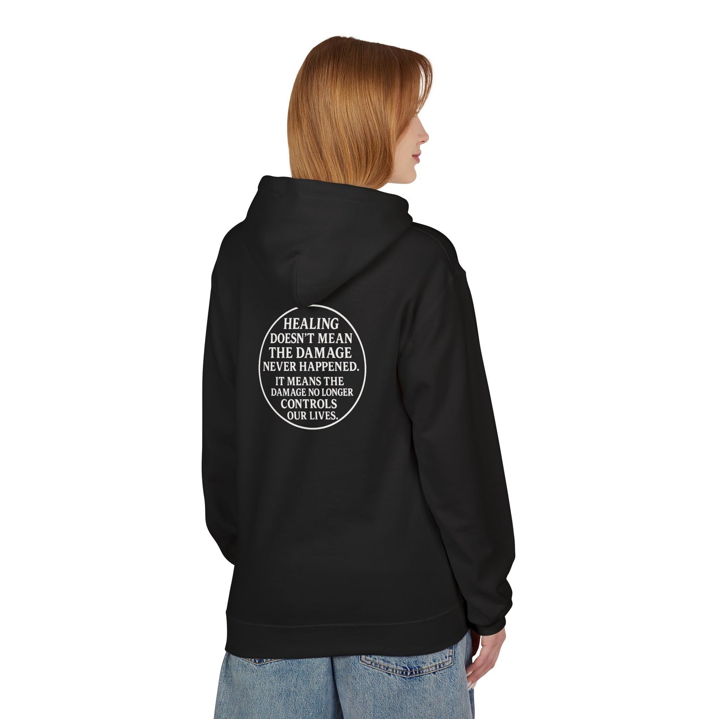 Healing Tree Hoodie — 'Be the Change' Inspirational Pullover